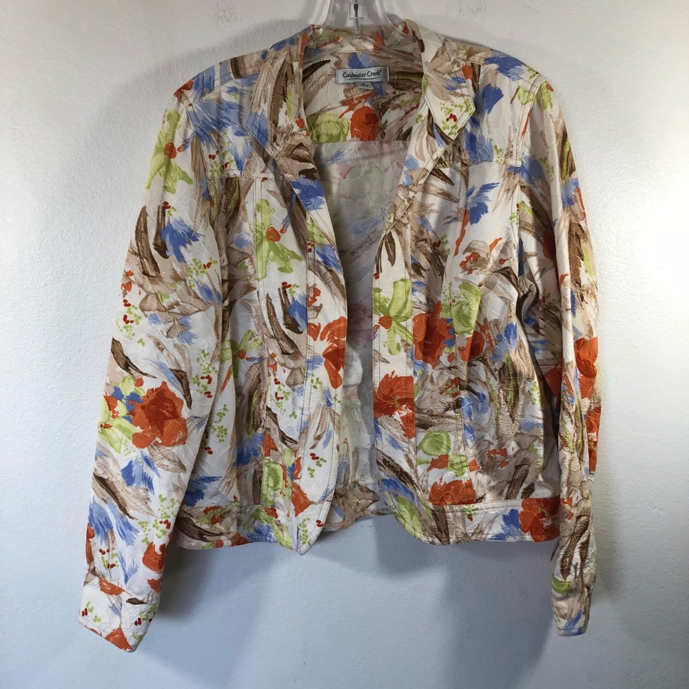 Coldwater Creek Womens SZ 8 Blazer Jacket career